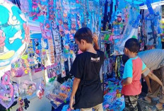 Pasca Lebaran Idul Fitri, Pedagang Mainan Mulai Ramai Kembali di Sejumlah Acara Hajatan 