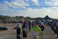 Kecamatan Sungai Lilin Gelar Senam Sehat di Destinasi Wisata Telaga Sena