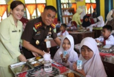 Bentuk Kepedulian Kejari Banyuasin, Kejari Banyuasin Hadiri Kegiatan Peduli Gizi Mendukung Asta Cita 