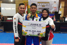 Putra Pelatih Karate Gajah Sora Polres OKI di Ajang O2SN 2024