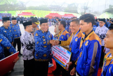 Peringatan HUT KORPRI ke-54 dan HUT PGRI ke-80, Muba Siap Berkarya