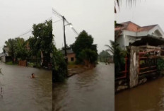 Warga Sukajaya Palembang Keluhkan Banjir Diduga Akibat Pembangunan Town House