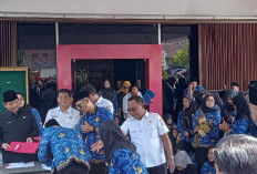  Ribuan Guru dan Tenaga Kependidikan Banyuasin Antusias Ambil SK P3K dan PNS