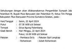 Terjawab Sudah, Ini Dia Teka Teki Pengganti Penjabat Bupati Musi Banyuasin, Dilantik Senin 22 April 2024