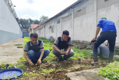 Dukung Program Ketahanan Pangan, Lapas Sekayu Tanam Bibit Terong