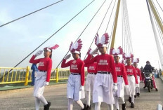 Semarak HUT RI Ke-79, Dikbud Ogan Ilira Lomba Gerak Jalan Tingkat Kabupaten 