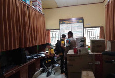 Propam Polres OKU Selatan Gelar Sidak Seragam Dadakan Usai Olahraga Pagi