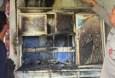 Kebakaran di Perumahan CPI Prabumulih, Dapur Rumah Warga Ludes Terbakar