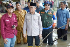 Wabup Ogan Ilir Tinjau Banjir di Desa Kayu Ara Rambang Kuang