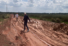 750 Jiwa Terdampak Banjir, Akses Jalan di Desa Kayuara OKI Rusak