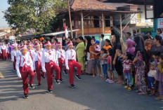 Semarak Sambut HUT RI Ke-79, Lomba Gerak Jalan di Kecamatan Sanga Desa Berlangsung Meriah 