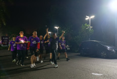 Herman Deru dan Kejati Sumsel Meriahkan Night Run PalTV di Jakabaring