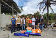 Wabup Banyuasin Sigap Bantu Korban Kebakaran di Sungai Pinang
