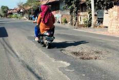 Hasil Perbaikan Tak Tahan Lama, Aspal Jalinteng di Desa Terusan Kembali Rusak