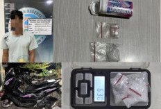 Sembunyikan Sabu di Botol Permen, Pengedar Narkoba di Keluang Berhasil Diringkus 