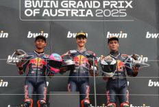 Veda Ega Pratama Kibarkan Merah Putih di Podium Red Bull Ring pada Hari Kemerdekaan