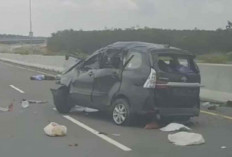 Viral Video Kecelakaan Terjadi Lagi di Tol Indralaya-Prabumulih
