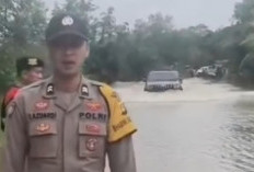  Banjir Rendam Akses Mura–PALI di Muara Lakitan, Lalu Lintas Tersendat