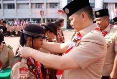 46 Pengurus Kwarcab Muara Enim Terima Penghargaan