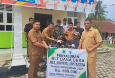 18 Keluarga di Panca Tunggal Terima BLT Dana Desa Tahap III 2025