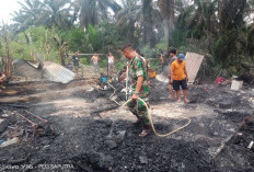  Satu Rumah di Talang Leban Batanghari Leko Ludes Terbakar, Kerugian Capai Puluhan Juta