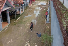 Deteksi Dini, Petugas Lapas Sekayu Lakukan Kontrol Area Brandgang dan Tembok Luar Lapas