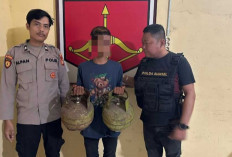 Polsek SP Padang Amankan Pelaku Pencurian Tabung Gas 