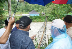 Prioritaskan Keselamatan Warga, Bupati Lahat Janji Percepat Pembangunan Jembatan Gantung Gunung Karto
