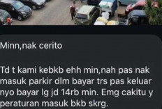 Waduh, Netizen Ini Saat Parkir di BKB Palembang Dipaksa Bayar Rp 14 Ribu 