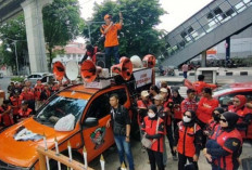 Sidang Vonis 4 ABH Kasus Pembunuhan AA, Massa Tuntut Keadilan di Depan PN Palembang