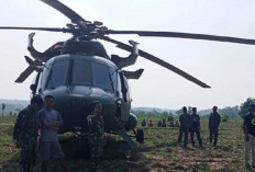 Helikopter TNI AD Melakukan Pendaratan Darurat di Blora Akibat Kerusakan Mesin