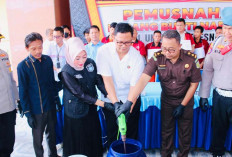 Musnahkan Barang Bukti 1,5 Kilogram Sabu, Hasil Tangkapan Selama 2 Bulan dari 17 Pelaku