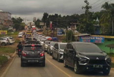 Begini Situasi Arus Lalin Sekayu – Palembang, Sejumlah Titik Masih Macet 