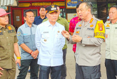 Pj Wali Kota dan Kapolrestabes Palembang Tinjau Pos Pengamanan BKB Antisipasi Tindak Pidana