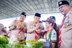 Rayakan Hari Pramuka, Kamabicab Muba H Sandi Buka lomba Kuliner Nusantara 