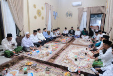 Bupati Muba Hadiri Tahlilan Malam ke-7 Wafatnya Istri Wakil Bupati