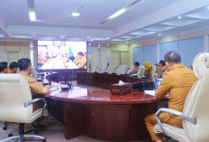 Pemkab Muba Ikuti Entry Meeting Pemeriksaan Pendahuluan Belanja Daerah TA 2025 Secara Virtual 