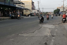 Perbaikan Jalan Sudirman Prabumulih Ditarget September