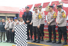  100 Personel Brimob Polda Sumsel Diberangkatkan Bantu Penanganan Bencana di Aceh