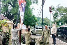 Masih Bersisah, Alat Peraga Kampanye Pilkada Ditertibkan 