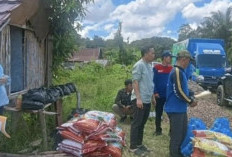 Dinsos Muba Hadiri Baksos Polri, Salurkan Bantuan Bupati ke Warga