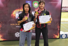 Dua Petinju Putri Muba Sabet Emas di Kejurda Tinju Amatir Babel Super Fight 2025