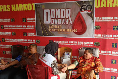Hari Bhakti Pemasyarakatan ke-60, Lapas Muara Beliti Gelar Aksi Donor Darah 