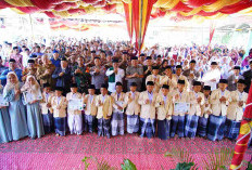 Bupati Muba Hadiri Maulid Nabi dan Khataman Al-Qur’an Massal di Jirak Jaya