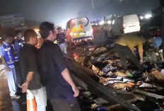 Mobil Boks Terguling di Tol Jagorawi KM 20 Arah Bogor, Contraflow Diterapkan