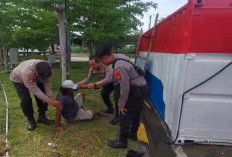 Pos Pengamanan Rest Area Km 306 Ruas Tol Pematang Panggang – Kayuagung Bantu Sopir Truk Kelelahan 