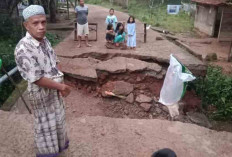 Usai Turun Hujan Lebat, Jemabatan Purwosari di Dusun 4 Ambruk, Begini Kondisnya 