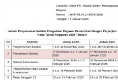 Diperpanjang Hingga 15 Januari 2025 Pendaftaran PPPK 2024 Tahap 2