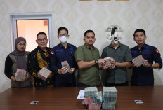 Kejari Ogan Ilir Terima Titipan Uang Rp 861 Juta Perkara Korupsi Tanah Negara