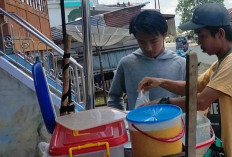 Kemarau, Cuaca Panas Ternyata Pedagang di Sanga Desa Ini Mendapatkan Berkah 